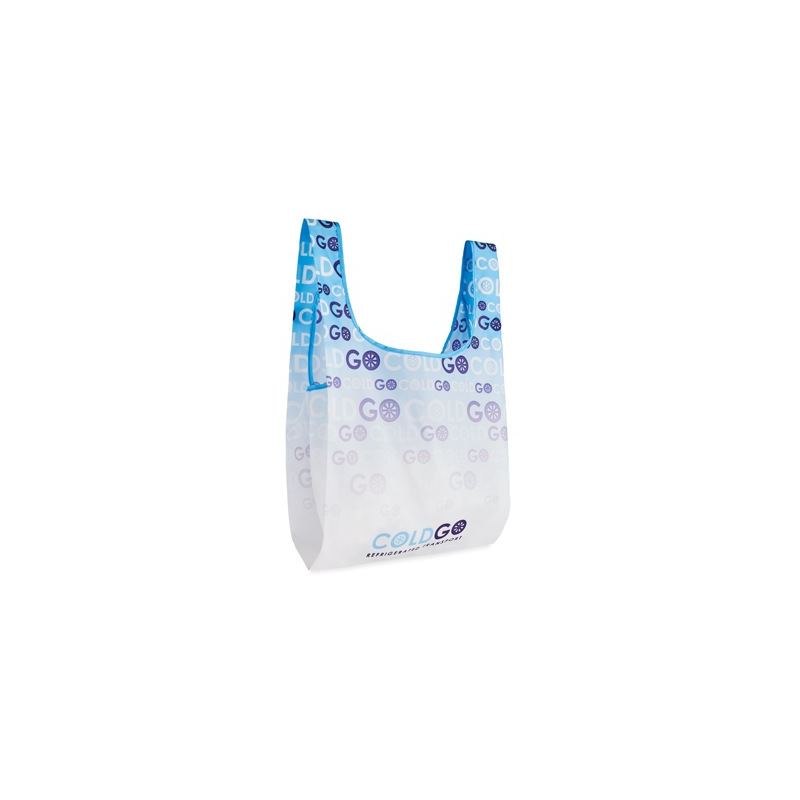 MB1011 - Foldable vest shopping bag with inside pocket