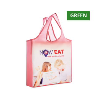 MB1107 - Foldable RPET shopping bag with pouch
