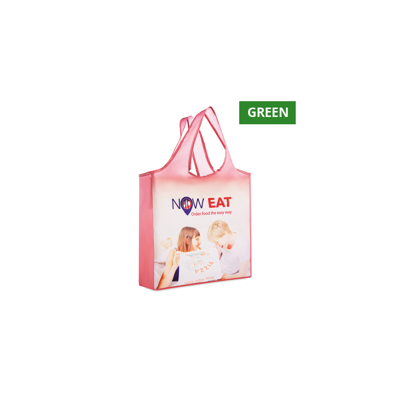 MB1107 - Foldable RPET shopping bag with pouch
