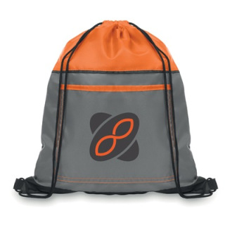 MB3008 - Drawstring bag with front pocket