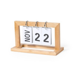 Bambusowy kalendarz na biurko - V0261-16