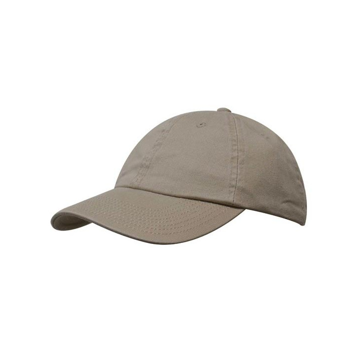 Czapka z daszkiem wykonana z bawełny spieranej Chino - 4168