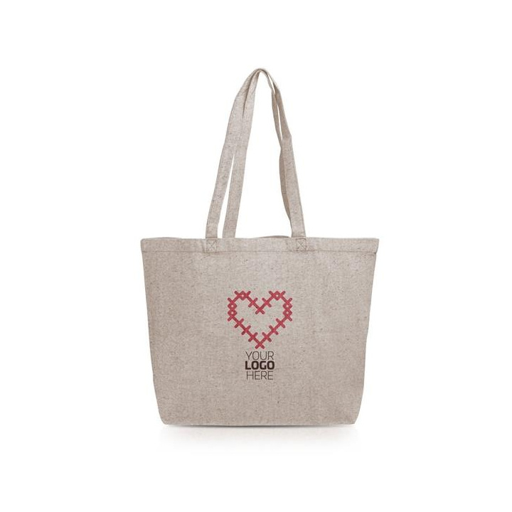 Torba bawełniana z recyklingu 280g/m2 - IP311151
