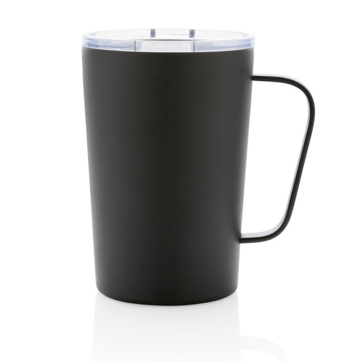 Kubek termiczny 420 ml, stal nierdzewna z recyklingu - P433.051