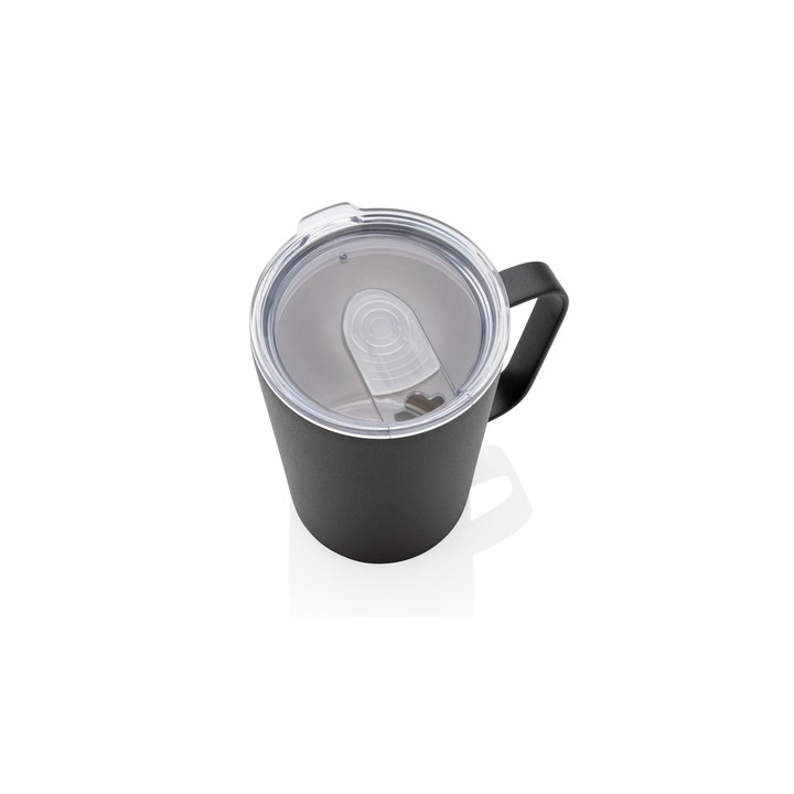 Kubek termiczny 420 ml, stal nierdzewna z recyklingu - P433.051