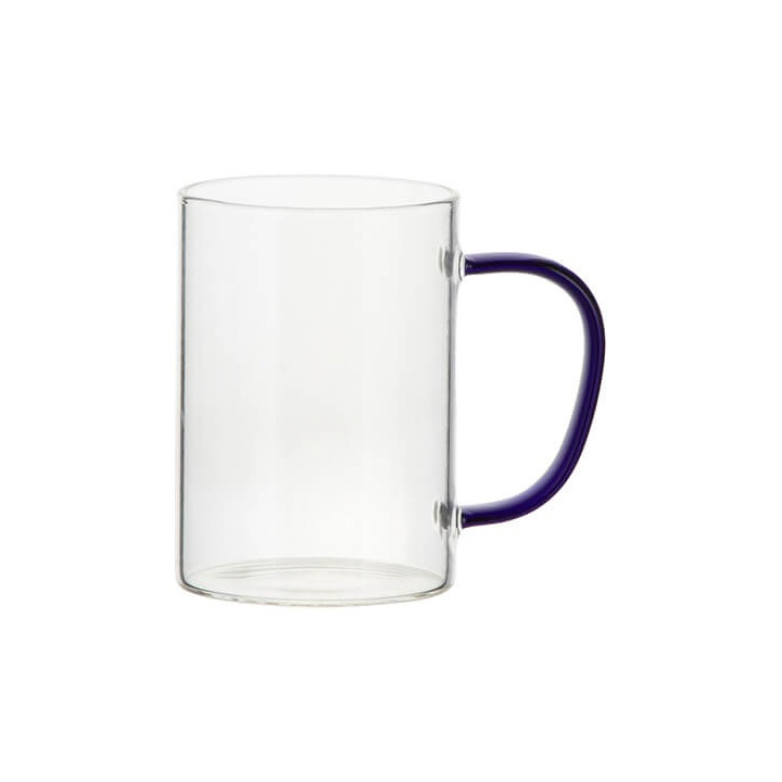Szklanka 360 ml z kolorowym uszkiem do sublimacji