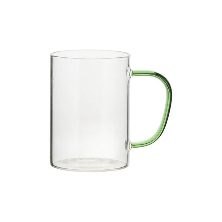 Szklanka 360 ml z kolorowym uszkiem do sublimacji