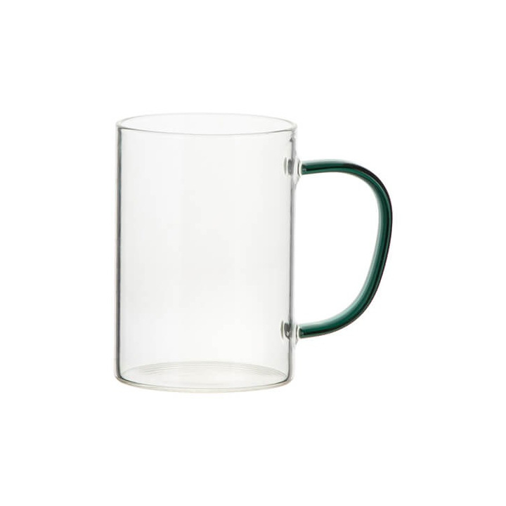 Szklanka 360 ml z kolorowym uszkiem do sublimacji