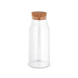 Butelka szklana z korkową pokrywką o pojemności 800 ml - ST 94235