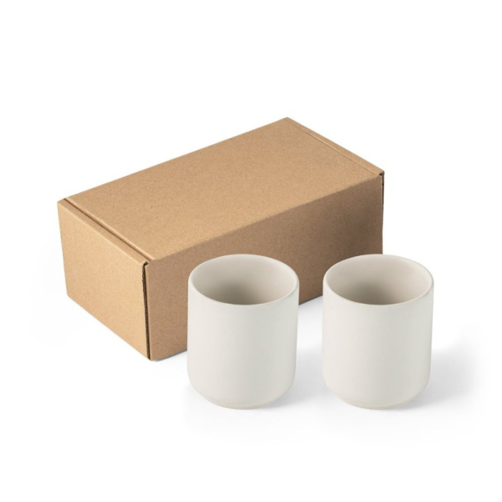 Zestaw dwóch ceramicznych kubków - ST 94253