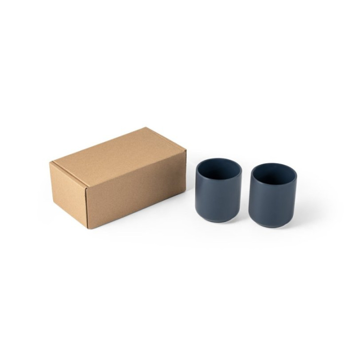 Zestaw dwóch ceramicznych kubków - ST 94253
