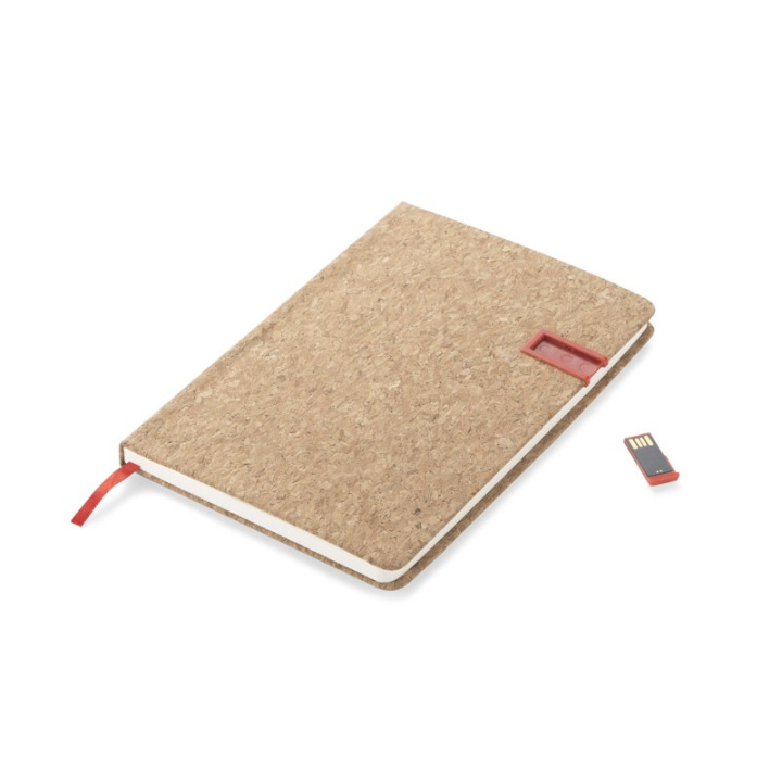 Notes korkowy z pamięcią USB 16GB - 17891