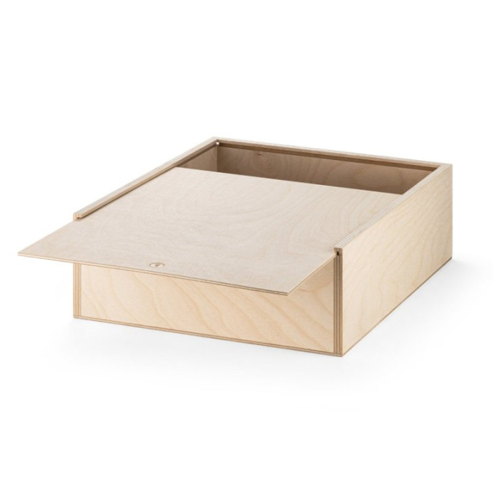 Drewniane pudełko L - ST 94942