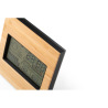 Zegar biurkowy z bambusa i ABS - ST 97099