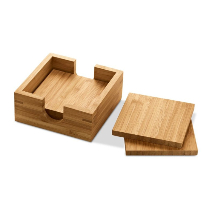 Zestaw bambusowych podstawek - ST 93967
