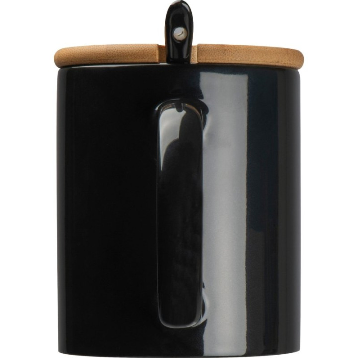 Kubek ceramiczny z łyżeczką 300 ml