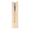 Bambusowy, wieczny długopis/ołówek w etui - R02315