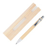 Bambusowy, wieczny długopis/ołówek w etui - R02315