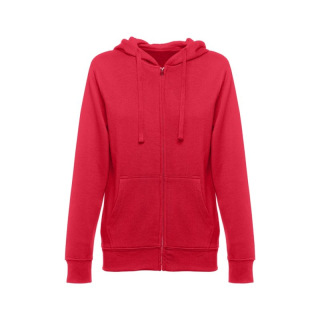 Damska bluza z kapturem zapinana na suwak, 320 g - 30162