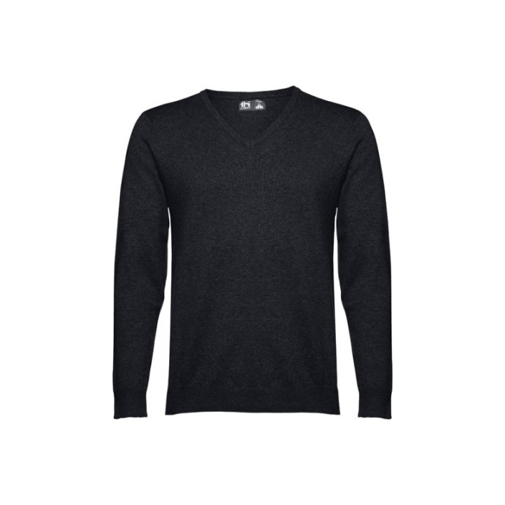 Męski sweter z dekoltem "V", 220 g - 30149