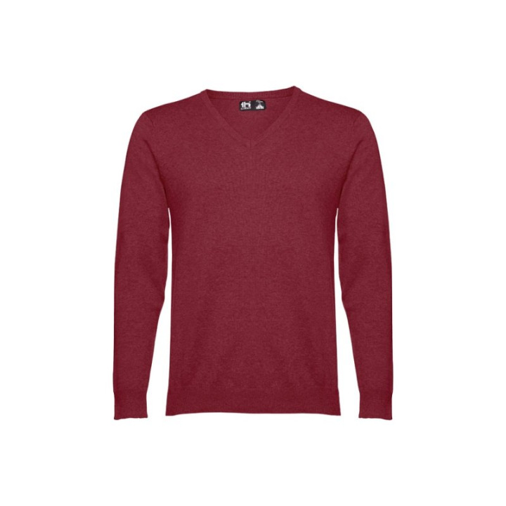 Męski sweter z dekoltem "V", 220 g - 30149