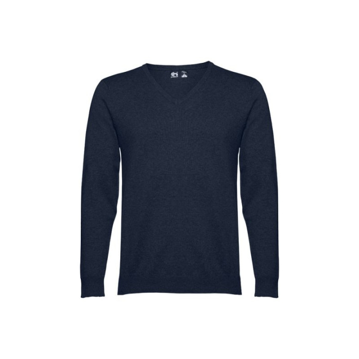 Męski sweter z dekoltem "V", 220 g - 30149