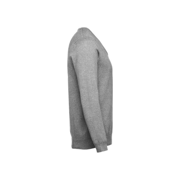 Męski sweter z dekoltem "V", 220 g - 30149