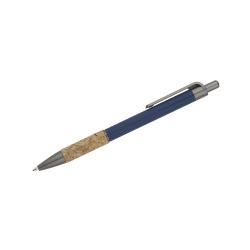 Aluminiowy długopis z korkowym uchwytem - AS 19680