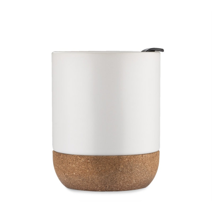 Kubek ceramiczny z korkowym spodem 300 ml - AS 16020