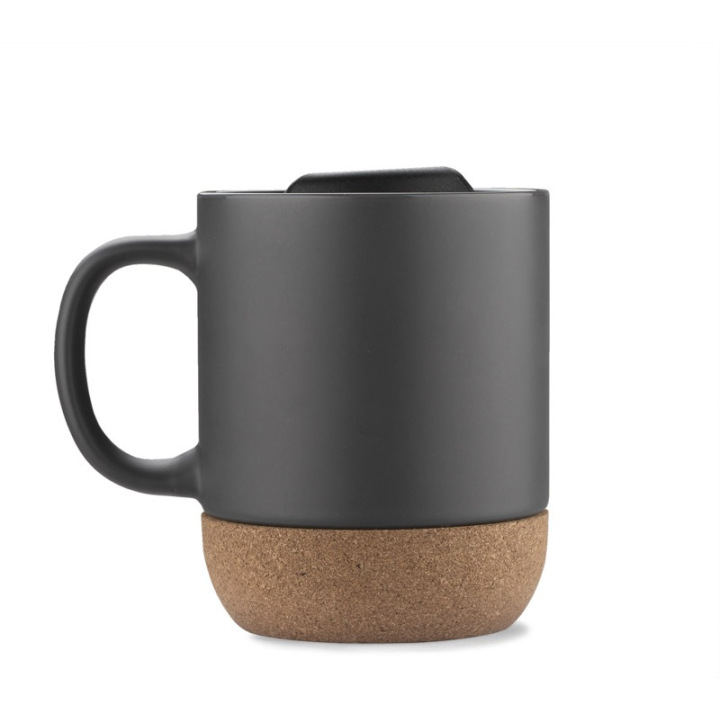 Kubek ceramiczny z korkowym spodem 300 ml - AS 16020