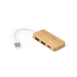 Bambusowy HUB USB - ST 97127