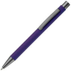 Aluminiowy długopis z wykończeniem soft touch - LT87767