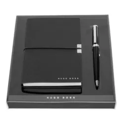 Zestaw upominkowy HUGO BOSS długopis i notes A6 HNM124AA + HSN2544A PW