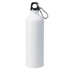 Jednościenna aluminiowa butelka z karabińczykiem, 750ml - LT98746
