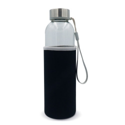 Szklana butelka z rękawem, 500 ml - LT98822