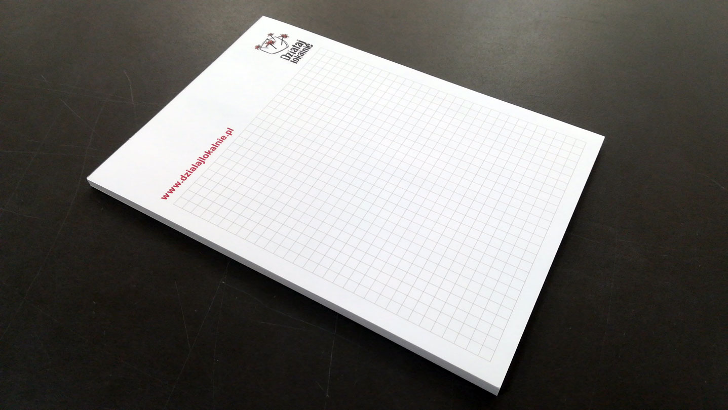 NOTES A5 KLEJONY Z NADRUKIEM