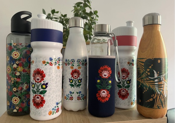  BOTTLES WITH DIGITAL HIGH GLOSS PRINT