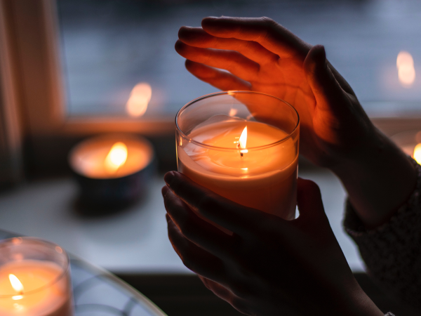  Candles with prints - we light the way to advertising