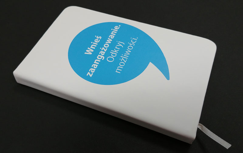  Soft cover PU notebook with print