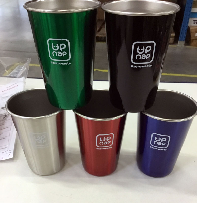  Engraved metal mugs